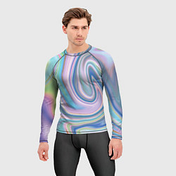 Рашгард мужской Sea waves fantasy, цвет: 3D-принт — фото 2