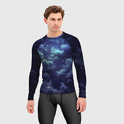 Рашгард мужской Звездная ночь - нейросеть, цвет: 3D-принт — фото 2