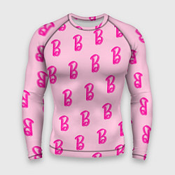 Рашгард мужской Барби паттерн буква B, цвет: 3D-принт