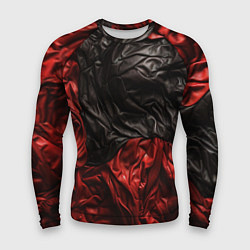 Мужской рашгард Black red texture