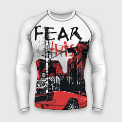Рашгард мужской Fear This, цвет: 3D-принт