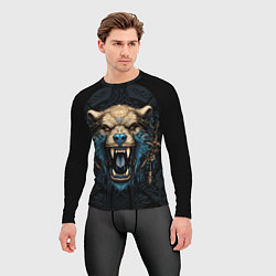 Рашгард мужской Скандинавский медведь, цвет: 3D-принт — фото 2