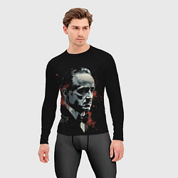Рашгард мужской Портрет Дон Вито Корлеоне, цвет: 3D-принт — фото 2