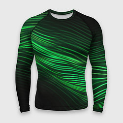 Мужской рашгард Green neon lines