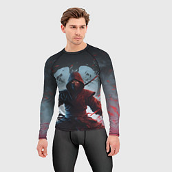 Рашгард мужской Свирепый воин ниндзя, цвет: 3D-принт — фото 2