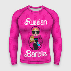 Рашгард мужской Barbie russian, цвет: 3D-принт