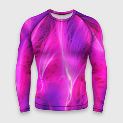 Рашгард мужской Pink abstract texture, цвет: 3D-принт