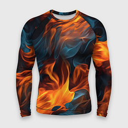 Рашгард мужской Пламя огня, цвет: 3D-принт