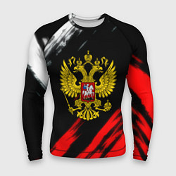 Рашгард мужской Russia stripes, цвет: 3D-принт