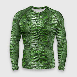 Рашгард мужской Крокодилья кожа паттерн, цвет: 3D-принт