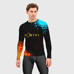 Рашгард мужской Portal x Half life, цвет: 3D-принт — фото 2