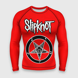 Рашгард мужской Slipknot пентаграмма, цвет: 3D-принт
