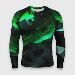 Мужской рашгард Визуальные иллюзии в геометрии