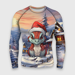 Рашгард мужской Красный дракончик 2024, цвет: 3D-принт