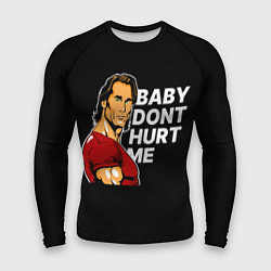 Рашгард мужской Baby dont hurt me - Mike OHearn, цвет: 3D-принт