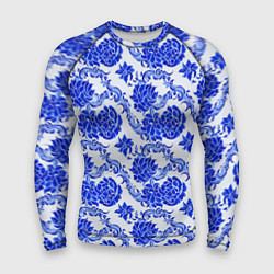 Мужской рашгард Гжель классика