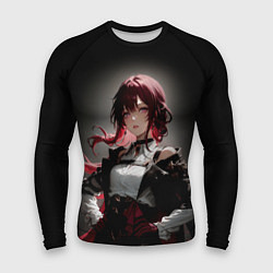 Рашгард мужской Хонкай- Кафка, цвет: 3D-принт