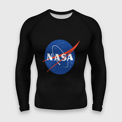 Рашгард мужской NASA logo space, цвет: 3D-принт