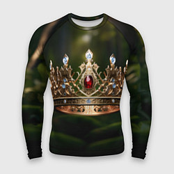 Рашгард мужской Королевская корона узорная, цвет: 3D-принт