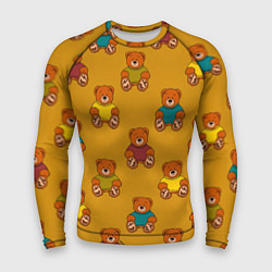 Рашгард мужской Мишки в свитере, цвет: 3D-принт