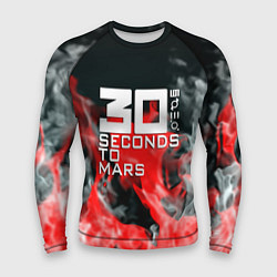 Рашгард мужской Seconds to mars fire, цвет: 3D-принт