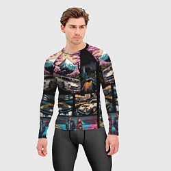 Рашгард мужской Japanese jdm art, цвет: 3D-принт — фото 2