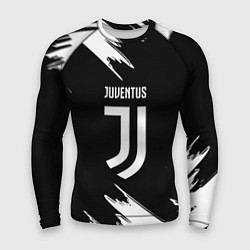 Рашгард мужской Juventus краски текстура, цвет: 3D-принт