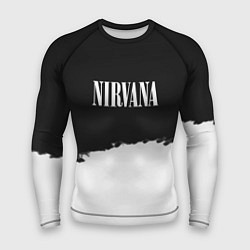 Рашгард мужской Nirvana текстура, цвет: 3D-принт