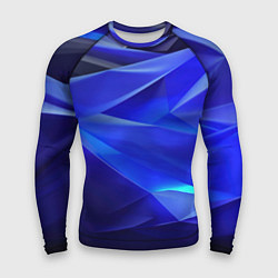 Мужской рашгард Black and blue abstract background sport style