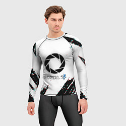 Рашгард мужской Portal 2 краски валв, цвет: 3D-принт — фото 2