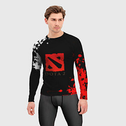 Рашгард мужской Dota 2 краски текстура, цвет: 3D-принт — фото 2