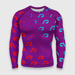 Рашгард мужской НФС лого градиент текстура, цвет: 3D-принт
