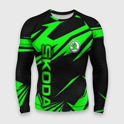 Рашгард мужской Skoda - green uniform, цвет: 3D-принт