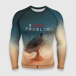 Рашгард мужской 3 Body Problem - satellite, цвет: 3D-принт