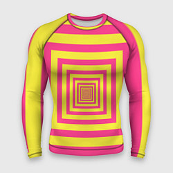 Мужской рашгард Желтые квадраты трансформация