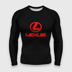 Рашгард мужской Lexus red logo, цвет: 3D-принт