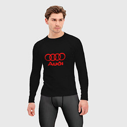 Рашгард мужской Audi red logo, цвет: 3D-принт — фото 2