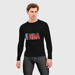 Рашгард мужской NBA logo, цвет: 3D-принт — фото 2