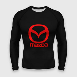 Рашгард мужской Mazda red logo, цвет: 3D-принт