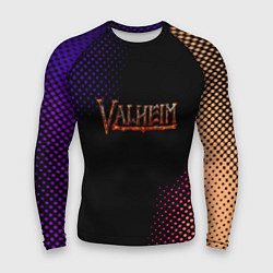 Рашгард мужской Valheim logo pattern, цвет: 3D-принт