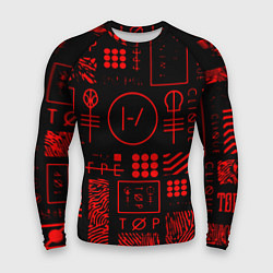 Мужской рашгард Twenty one pilots pattern rock