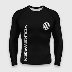 Мужской рашгард Volkswagen logo white