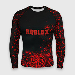 Рашгард мужской Roblox красные краски, цвет: 3D-принт