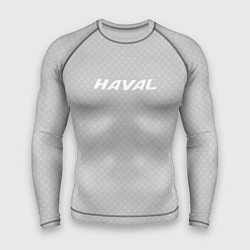 Рашгард мужской Haval светлый серый, цвет: 3D-принт