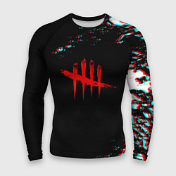 Рашгард мужской Dead by daylight глитч, цвет: 3D-принт