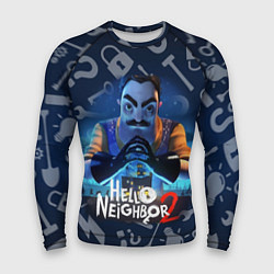 Рашгард мужской Привет сосед из игры Hello Neighbor, цвет: 3D-принт