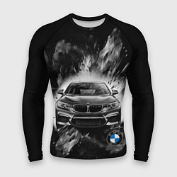 Рашгард мужской BMW брызги абстракции, цвет: 3D-принт