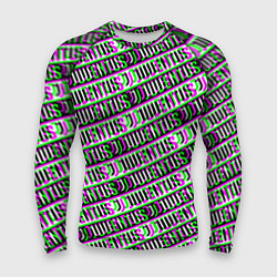 Мужской рашгард Juventus glitch pattern