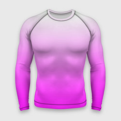 Рашгард мужской Gradient color pink, цвет: 3D-принт