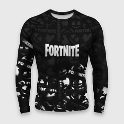 Рашгард мужской Fortnite pattern black, цвет: 3D-принт